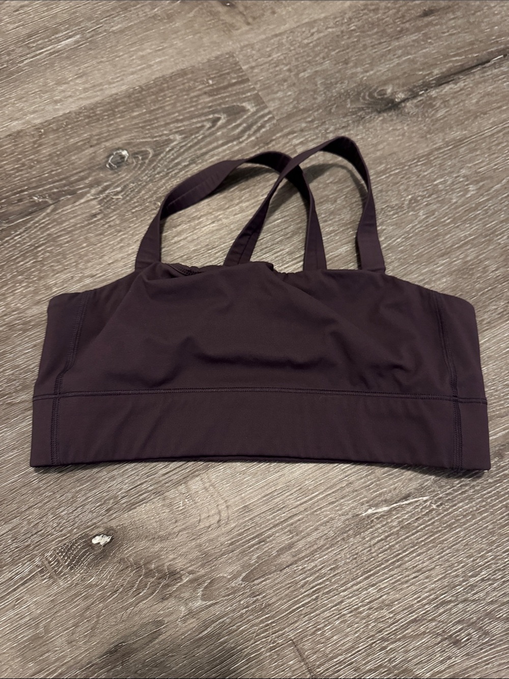 Everlane Perform Sports Bra in Plum